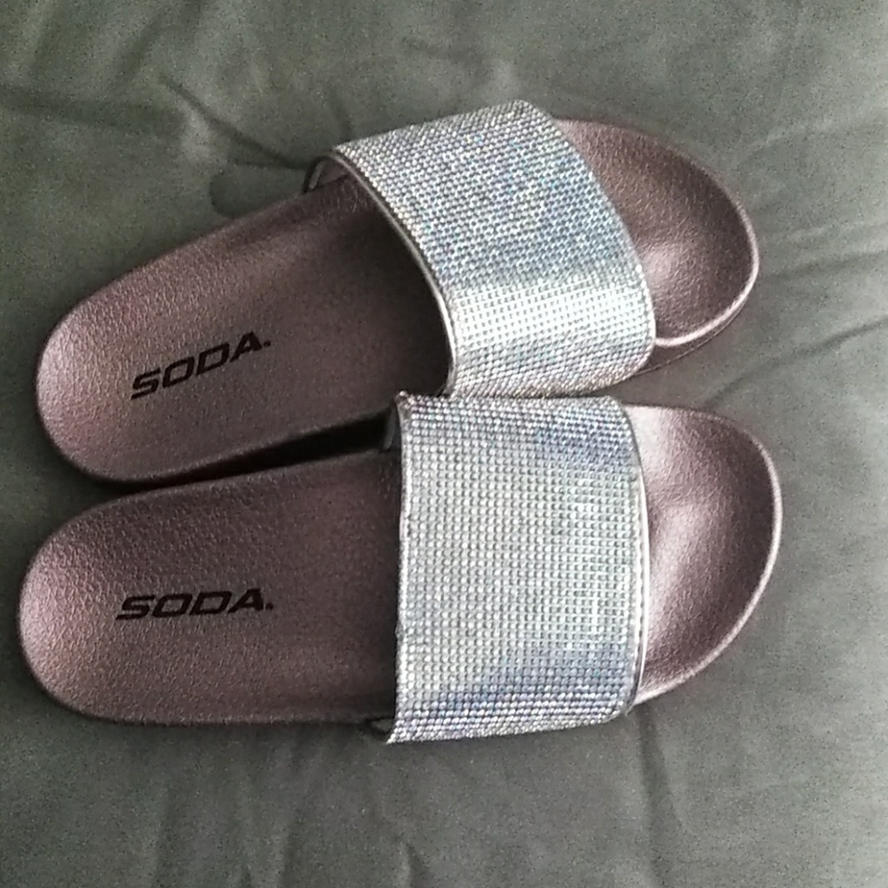 Womens rhinestone sandals